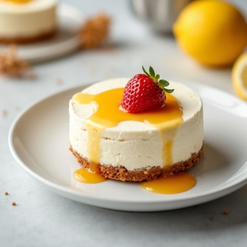 Creamy Greek Yogurt Protein Cheesecake