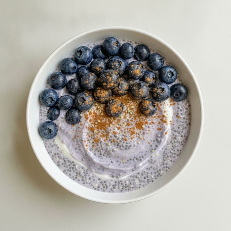 Blueberry Chia Seed Pudding