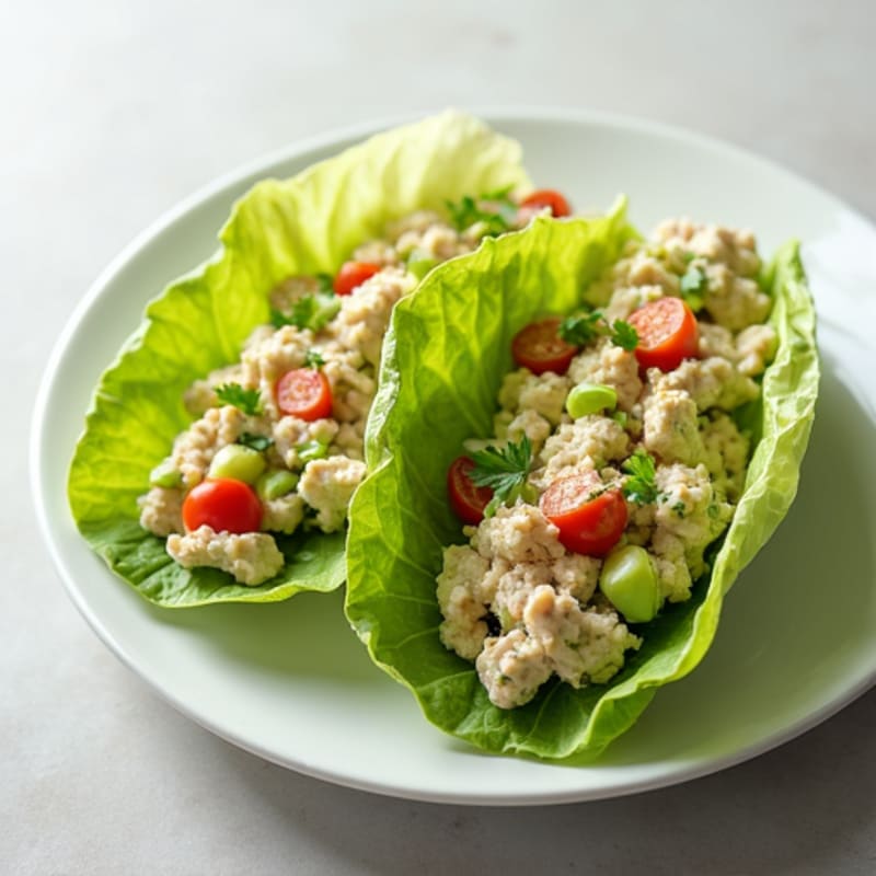 Tuna Salad Lettuce Wraps