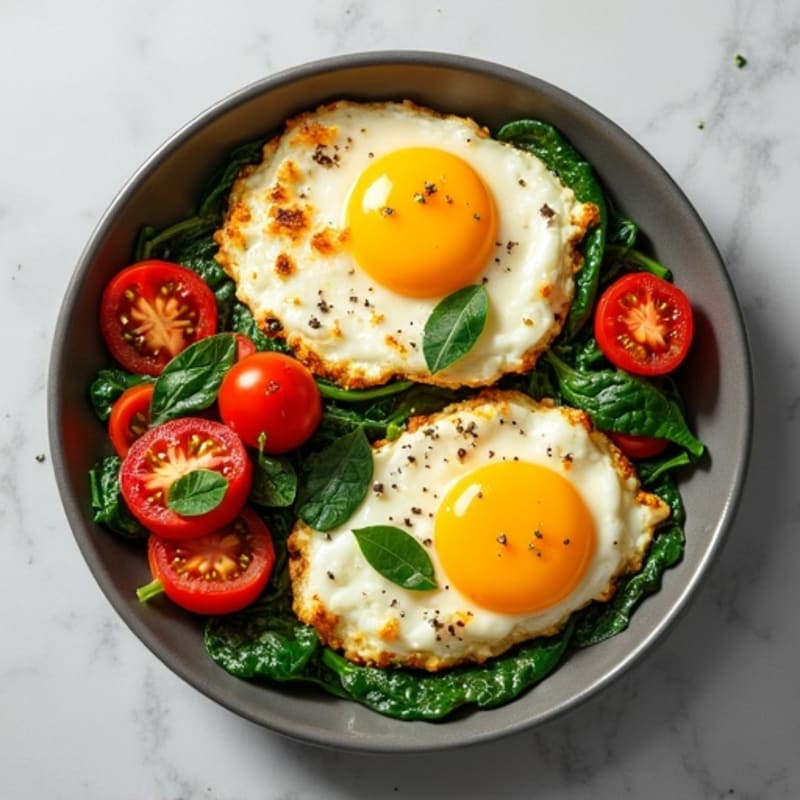 Fluffy Egg and Fresh Vegetable Scramble