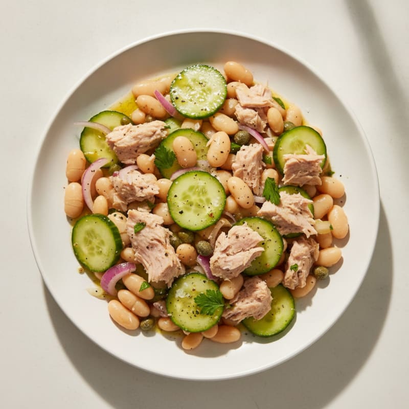 Mediterranean Tuna and White Bean Salad