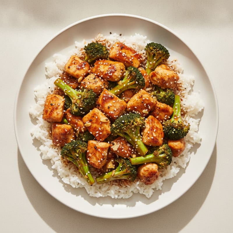 Teriyaki Chicken and Broccoli Stir-Fry