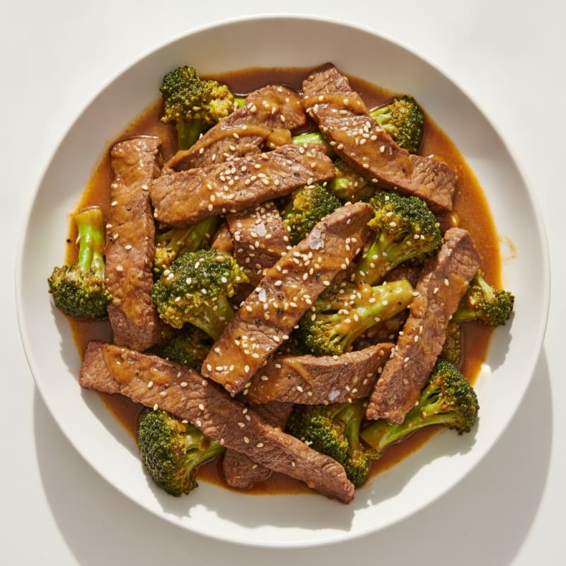 Sesame Beef and Broccoli Stir-Fry