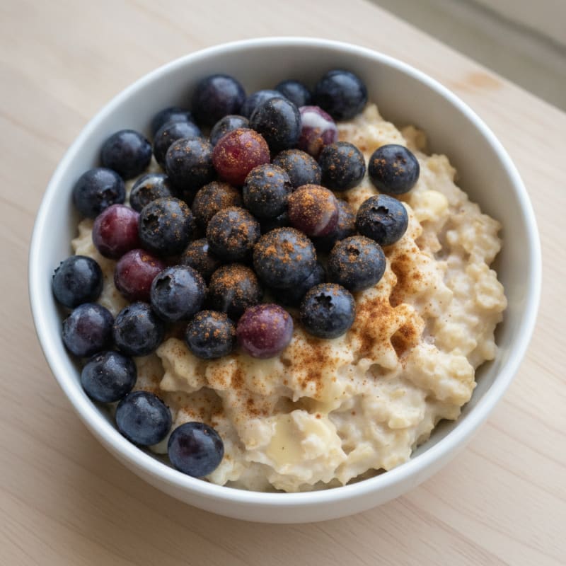 Protein-Packed Berry Oatmeal Breakfast Bowl