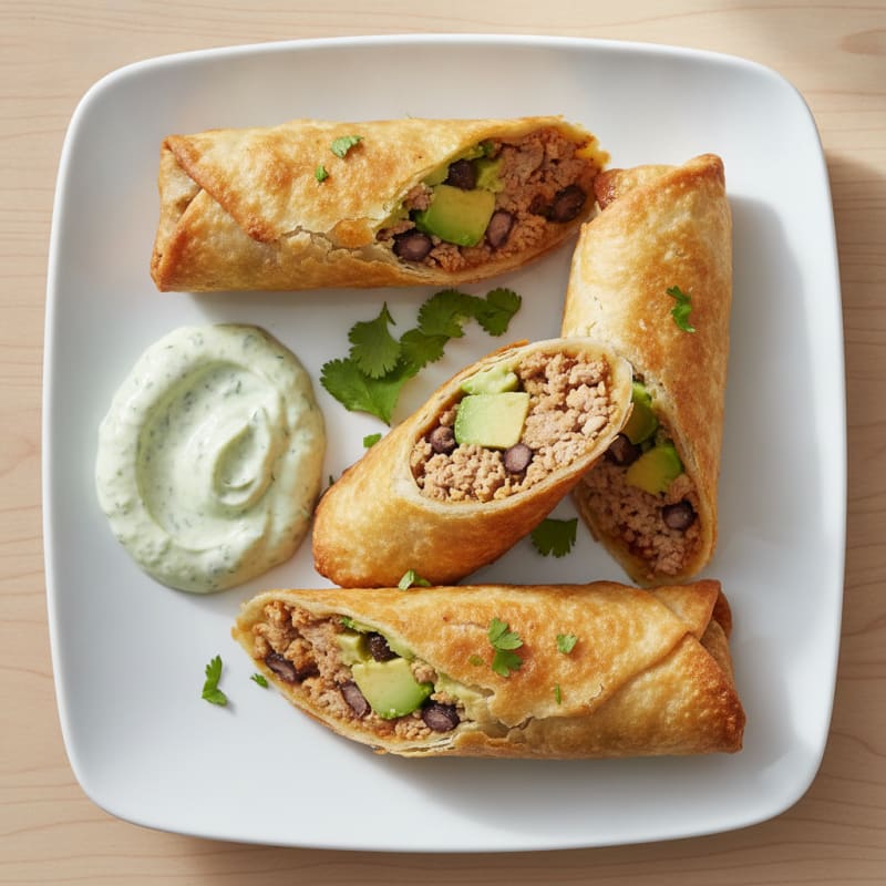 Southwestern Avocado Egg Rolls