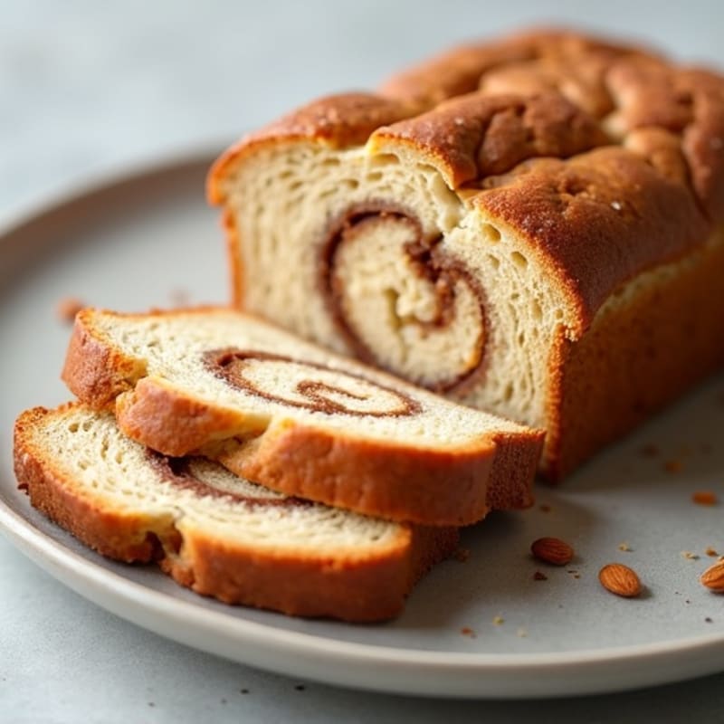 Protein-Packed Almond Flour Cinnamon Swirl Bread