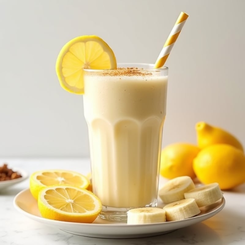 Creamy Vanilla Protein Lemonade Smoothie