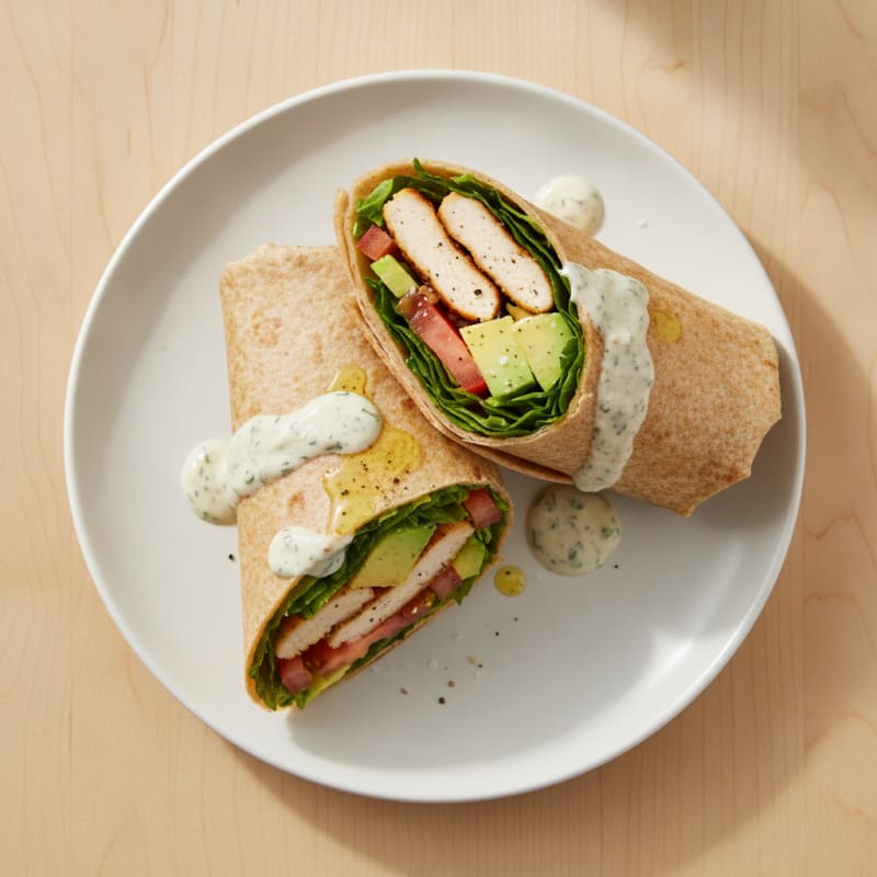 Chicken Avocado Ranch Wrap