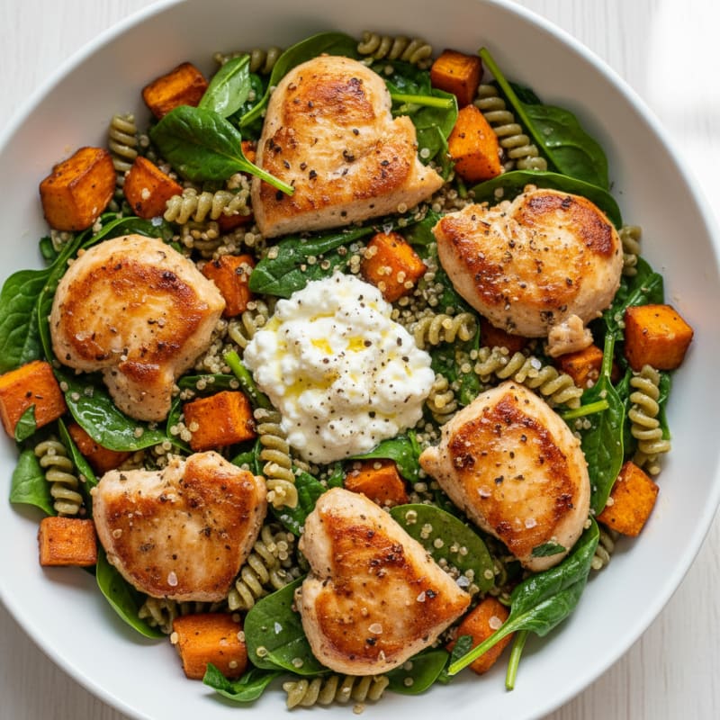 Chicken and Sweet Potato Quinoa Bowl