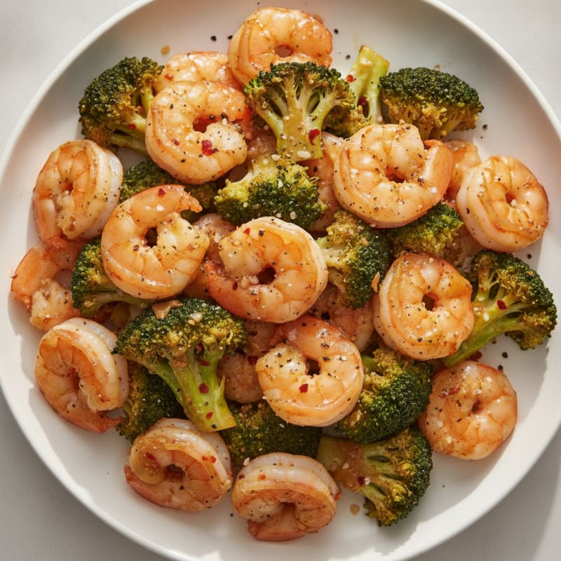 Garlic Shrimp and Broccoli Stir-Fry