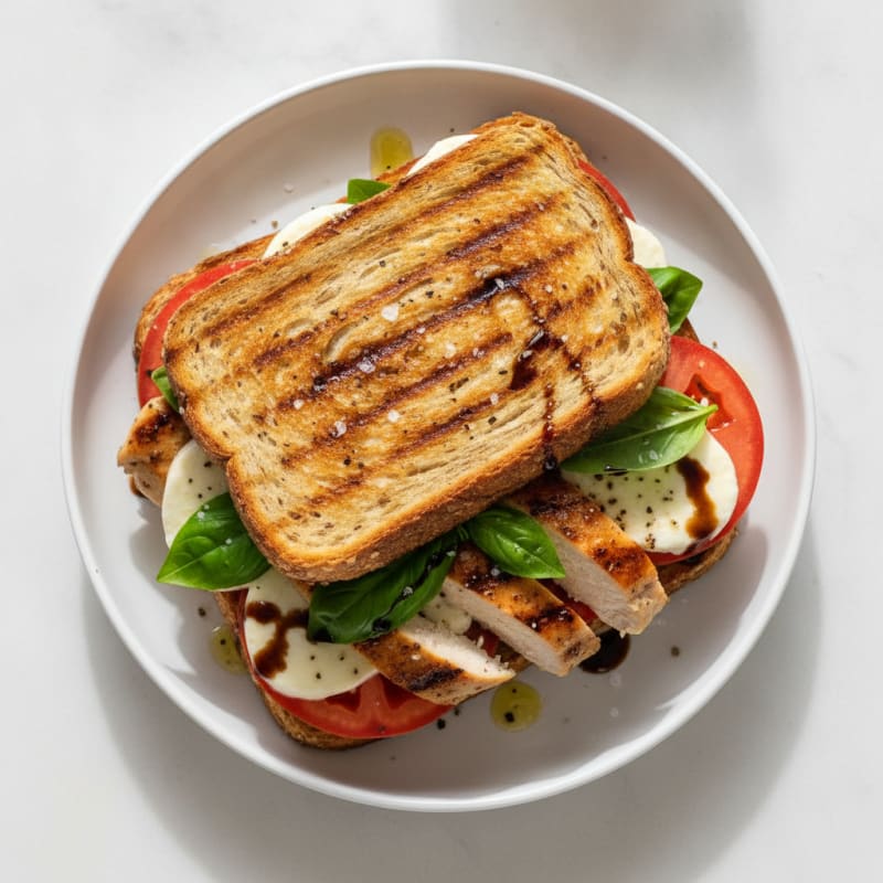 Grilled Caprese Chicken Sandwich
