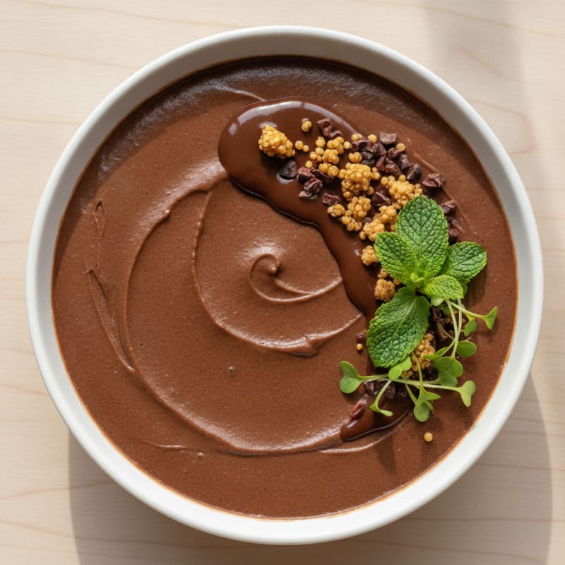Silky Tofu Protein Chocolate Pudding
