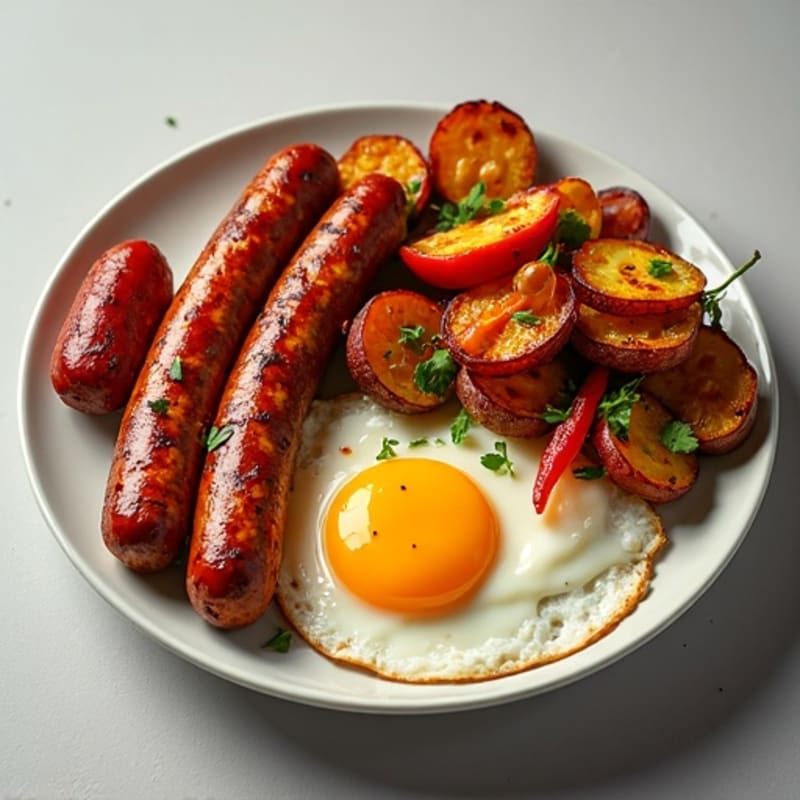Sheet Pan Roasted Sausage and Crispy Potatoes