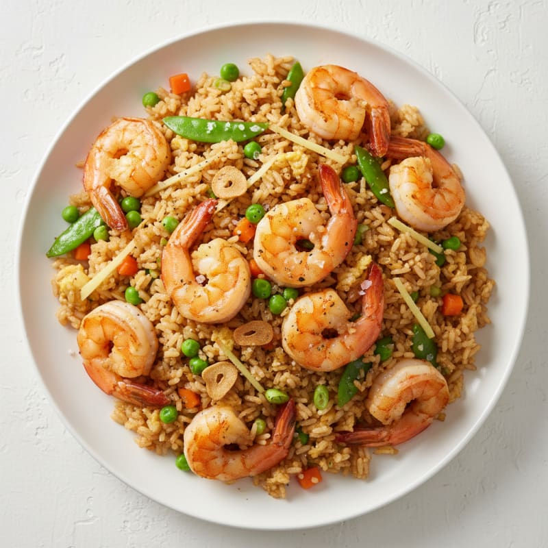 Garlic Shrimp Fried Rice