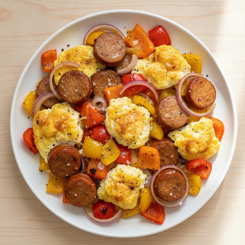 Sheet Pan Eggs and Roasted Vegetables