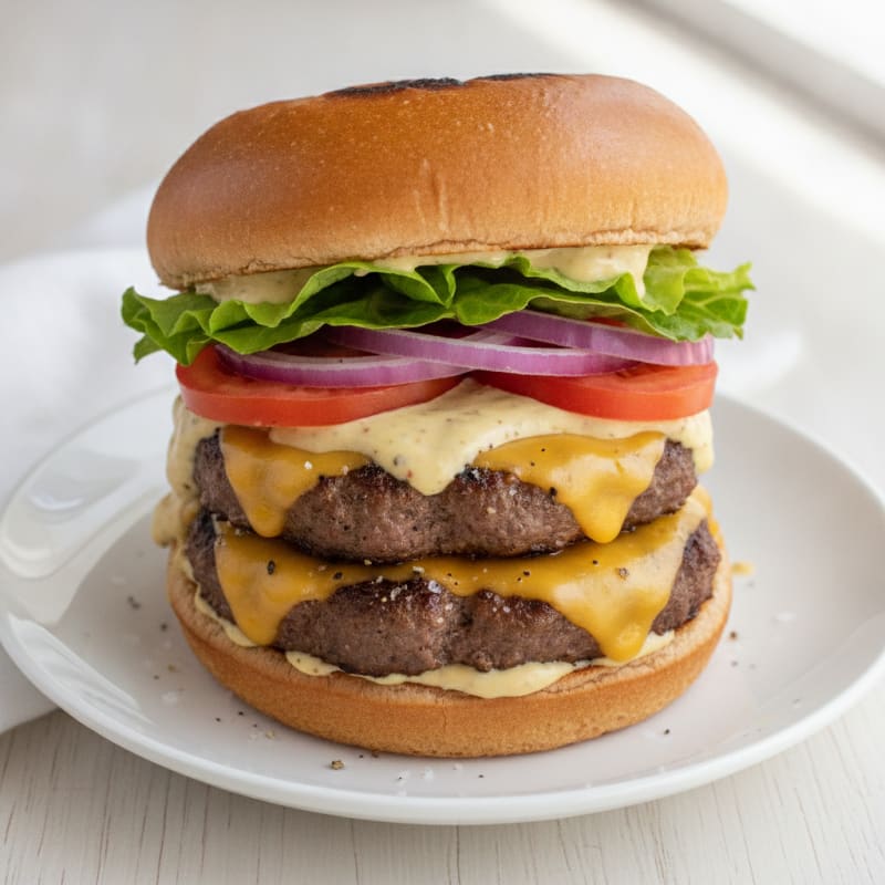 Classic All-American Cheeseburger