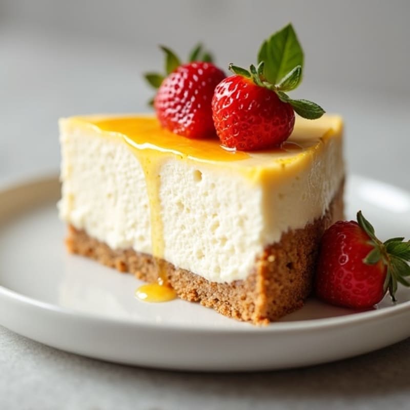 Protein-Packed Greek Yogurt Cheesecake