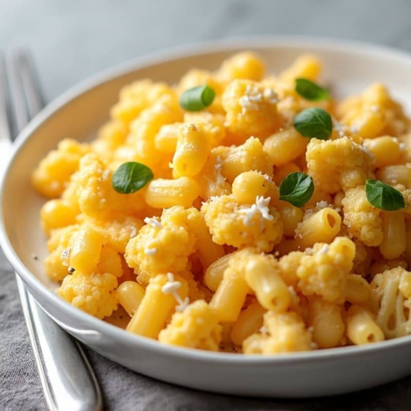 Protein-Packed Cauliflower Mac with Sharp Cheddar