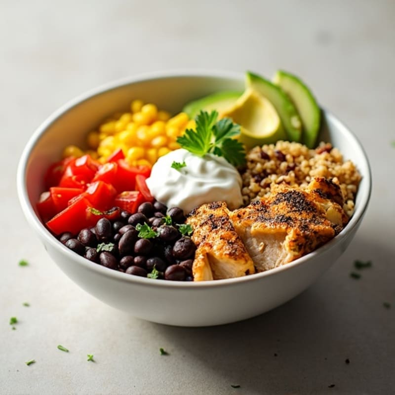 Fresh Black Bean Burrito Bowl