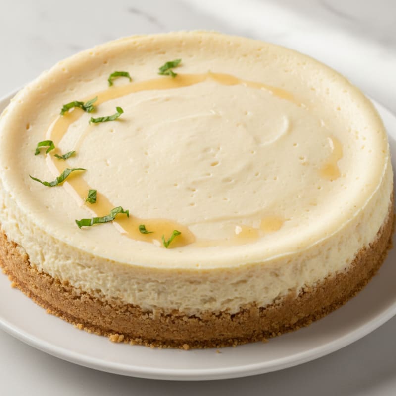 Creamy Greek Yogurt Protein Cheesecake
