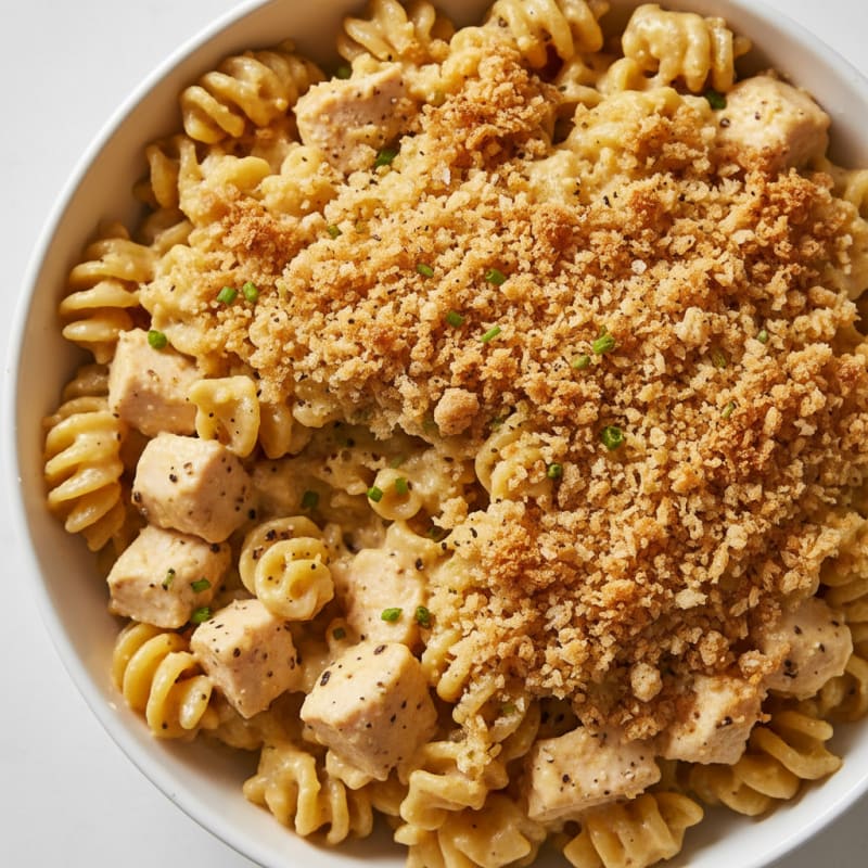 Baked Macaroni and Cheese with Breadcrumbs