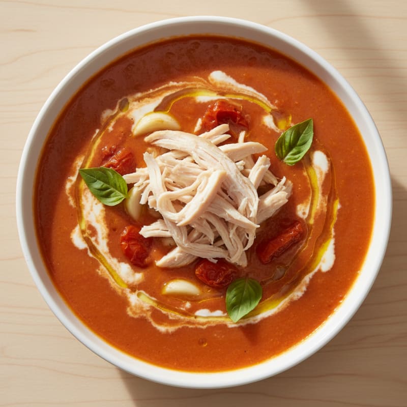 Creamy Roasted Tomato Basil Soup