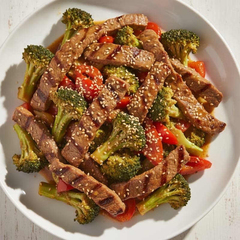 Sesame Beef and Broccoli Stir-Fry