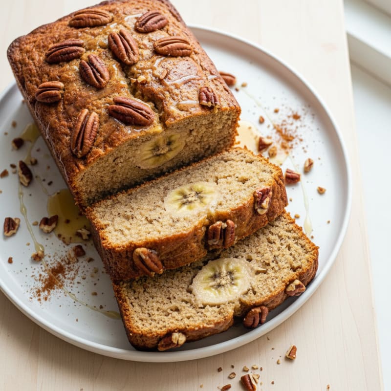 Classic Pecan Banana Bread Loaf