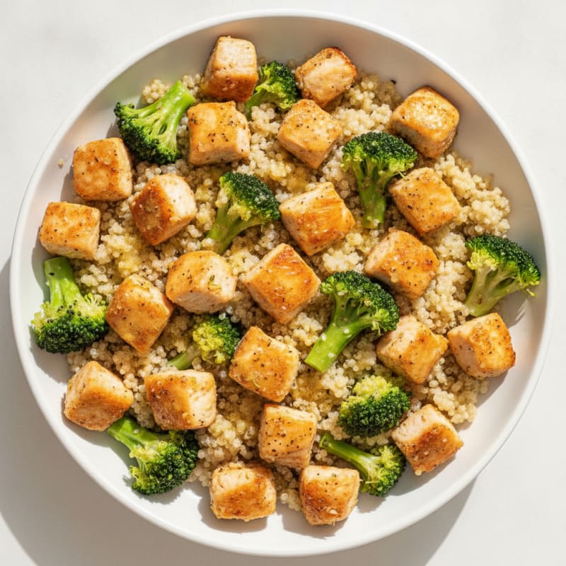 Lemon Herb Chicken Quinoa Bowl