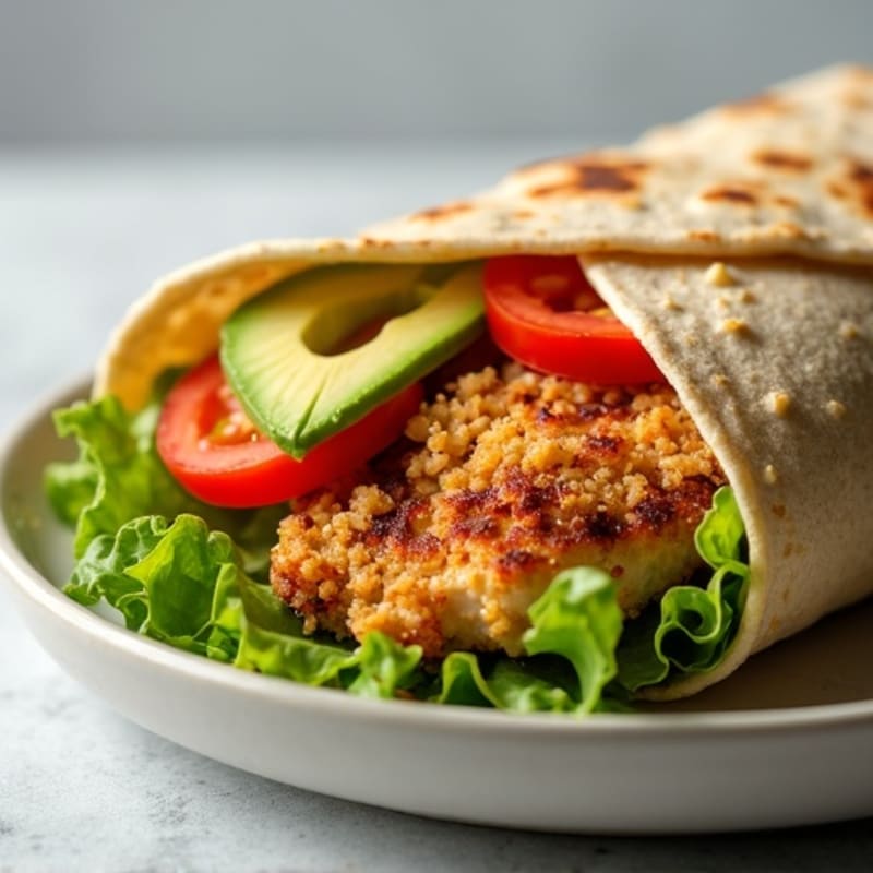 Crispy Grilled Chicken Fresh Wrap