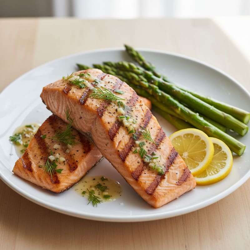 Lemon Herb Grilled Salmon