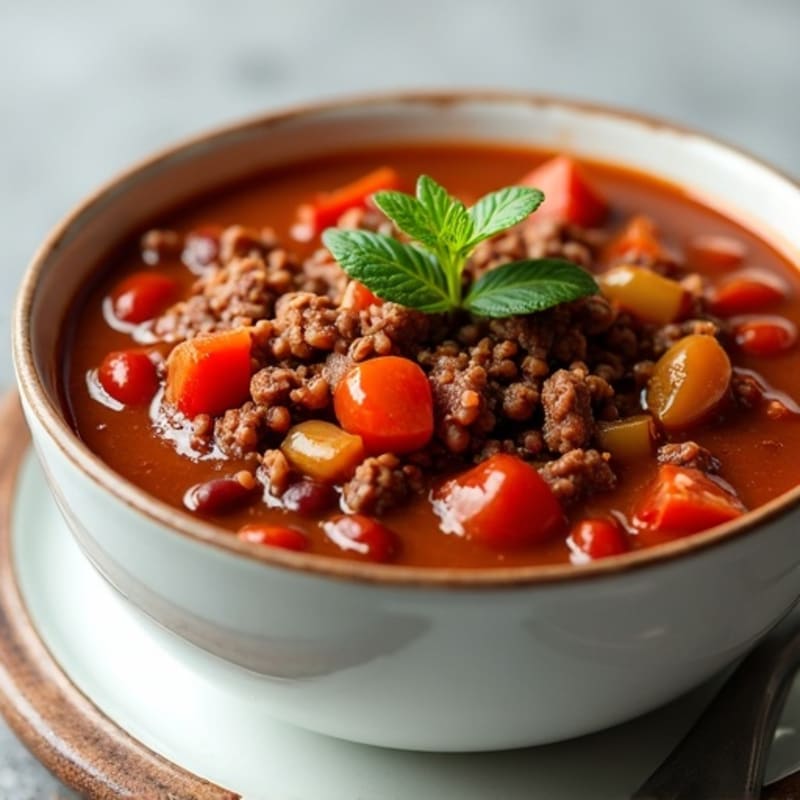 Hearty Lean Beef and Bean Chili