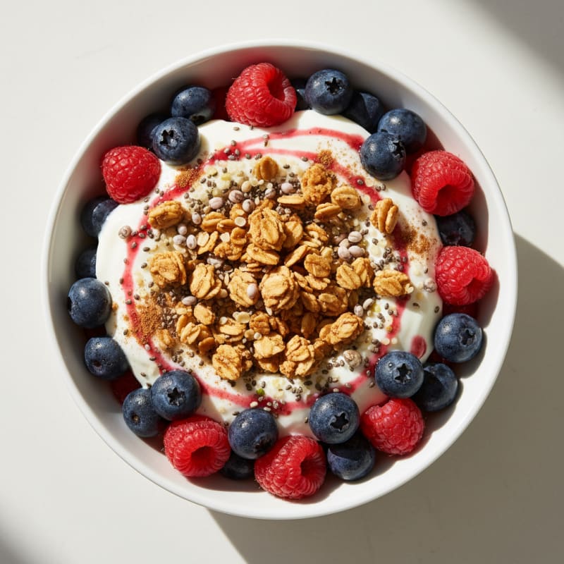 Berry Yogurt Granola Parfait
