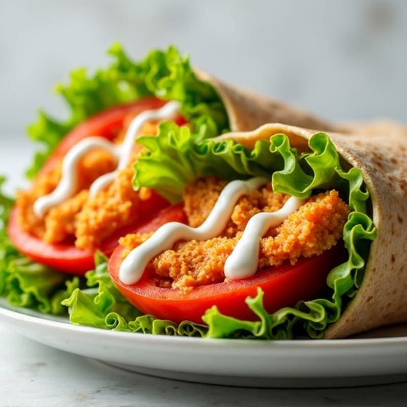 Crispy Buffalo Chicken Ranch Wraps