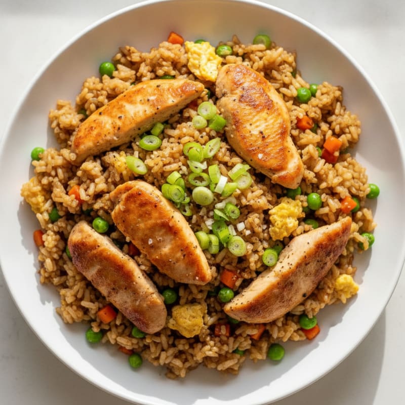 Chicken Fried Rice with Vegetables