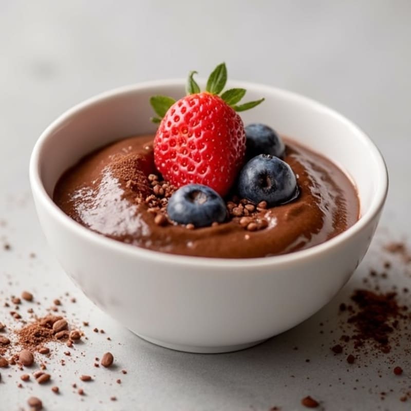 Protein-Rich Dark Chocolate Chia Pudding