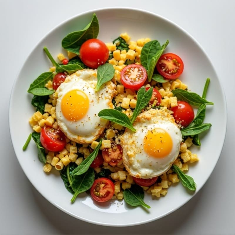 Egg and Veggie Scramble with Greek Yogurt