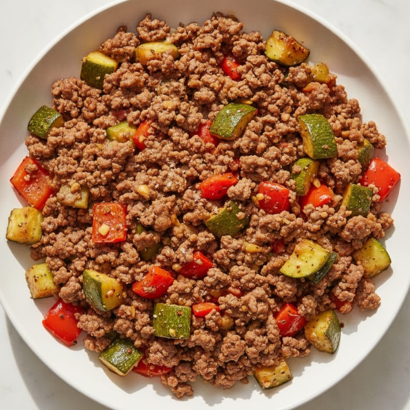 Ground Beef and Vegetable Skillet