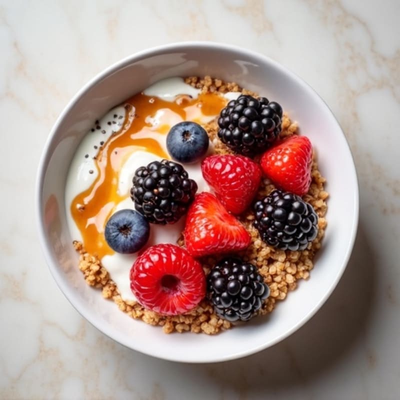 Protein-Packed Berry Quinoa Breakfast Bowl