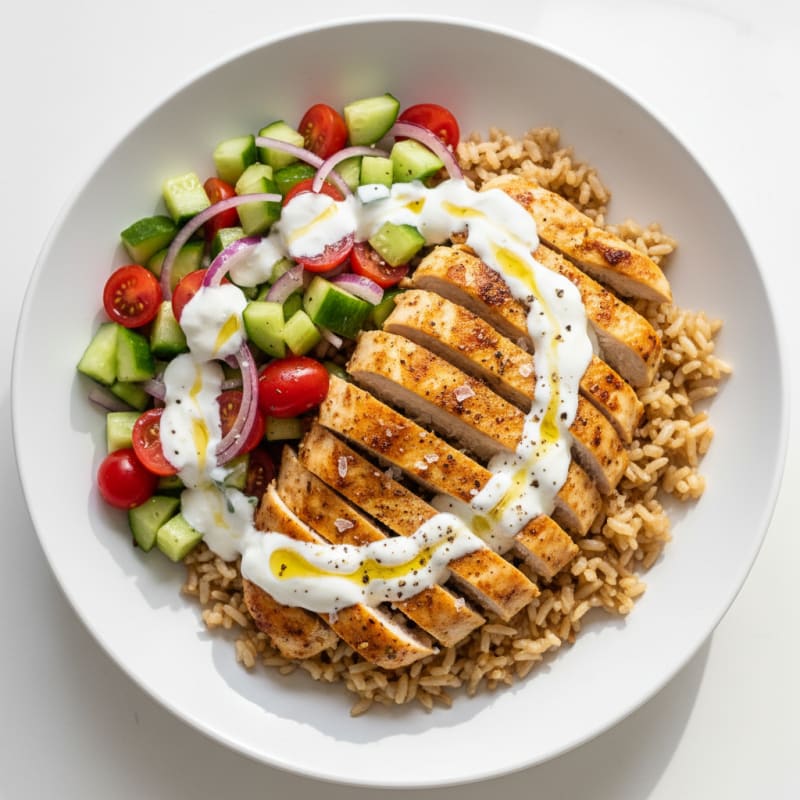 Chicken Shawarma Rice Bowl
