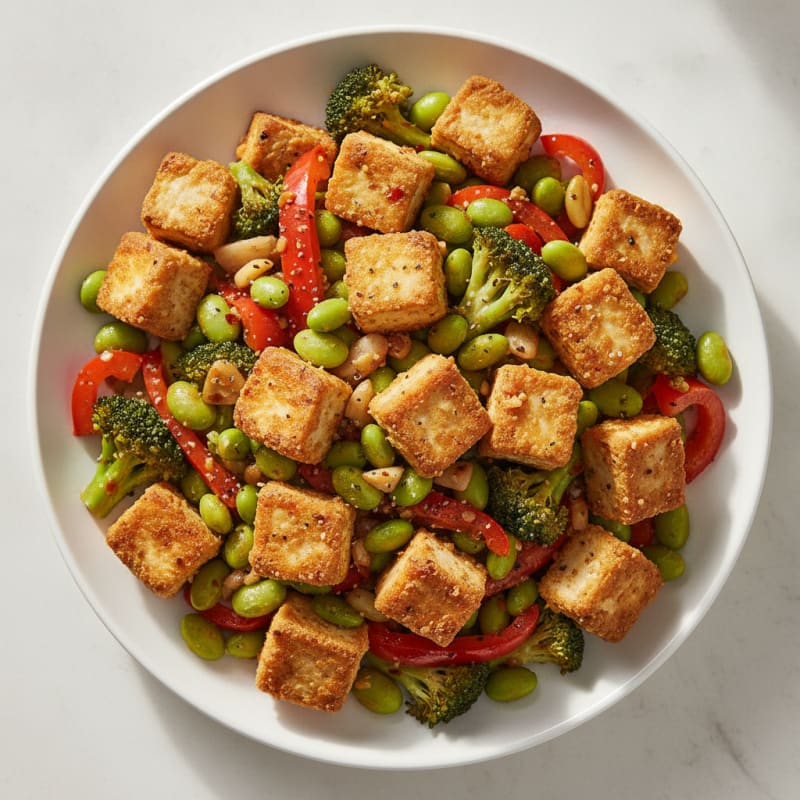 High-Protein Tofu and Vegetable Stir-Fry