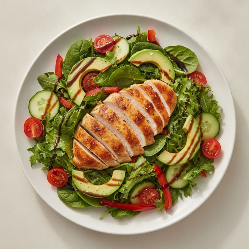 Garden Fresh Salad with Balsamic Vinaigrette
