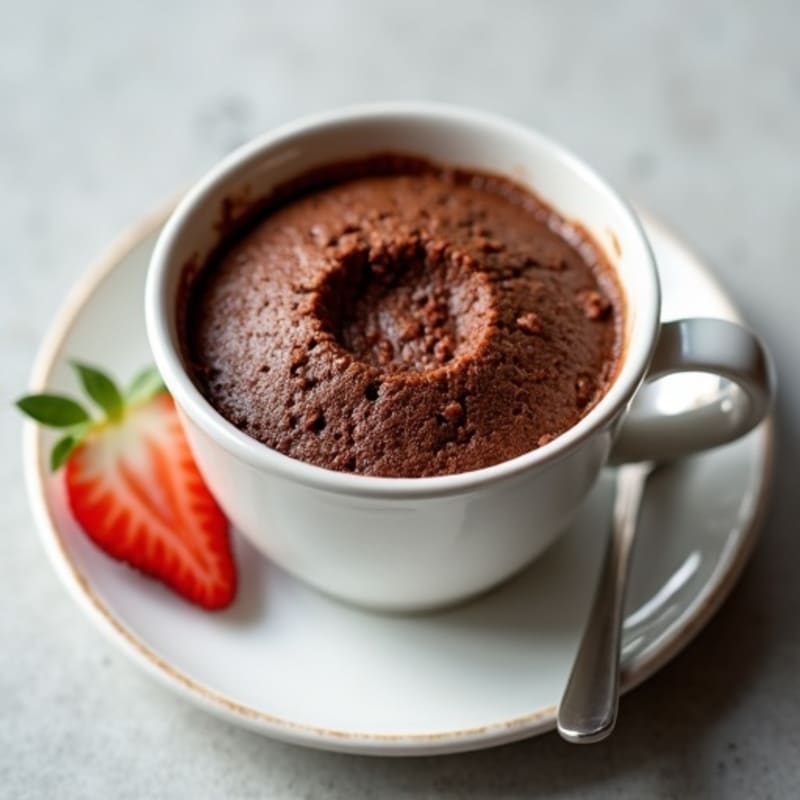 Healthy Chocolate Protein Mug Cake