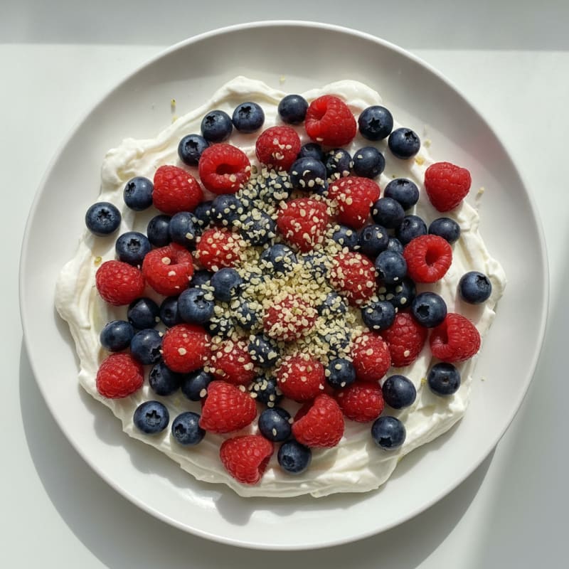 Creamy Greek Yogurt Protein Bowl with Mixed Berries