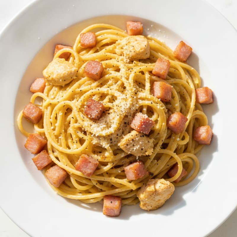 Classic Carbonara with Pancetta and Egg