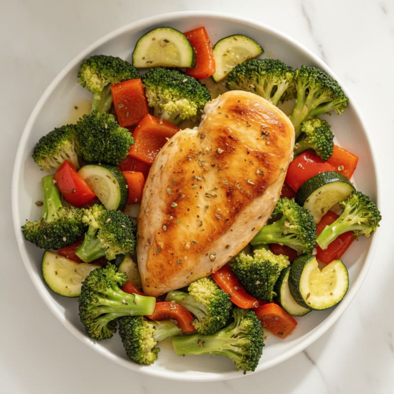 Lemon Herb Chicken and Roasted Vegetables