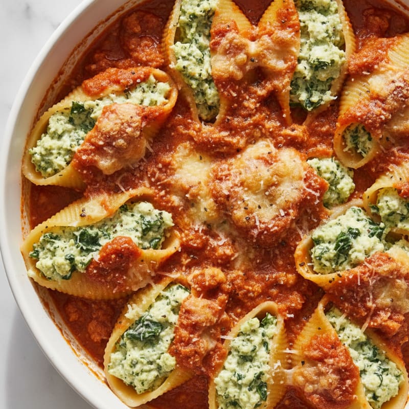 Spinach & Ricotta Stuffed Shells