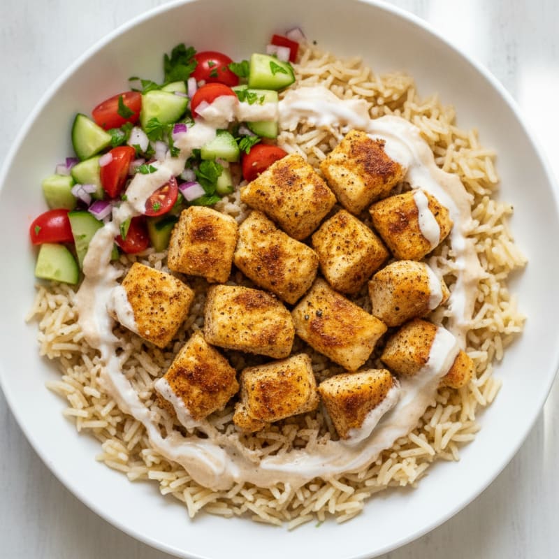 Chicken Shawarma Rice Bowl