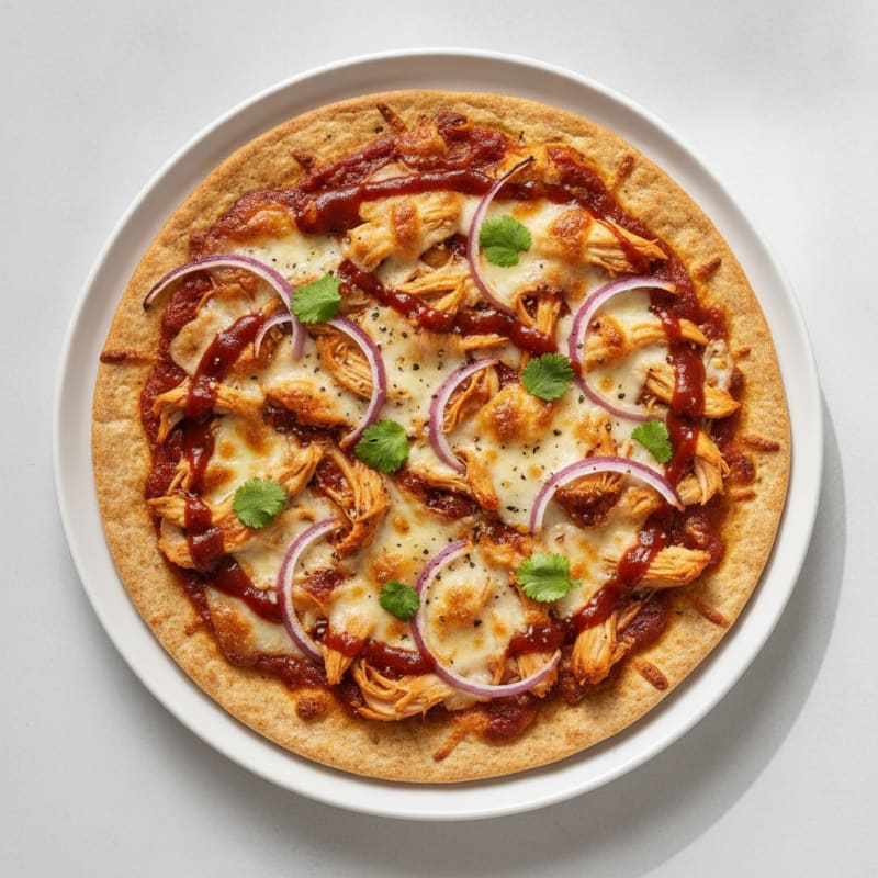 BBQ Chicken and Red Onion Pizza