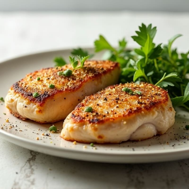 Herb-Crusted Pan Seared Chicken Breast